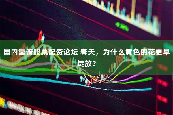 国内靠谱股票配资论坛 春天，为什么黄色的花更早绽放？